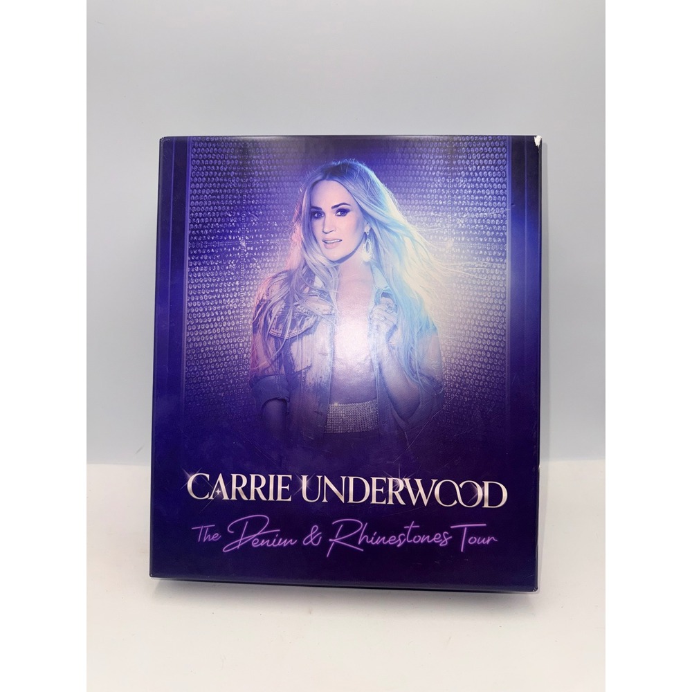 Carrie Underwood VIP Tour Box Set Purple Blue  Denim & Rhinestones Merch